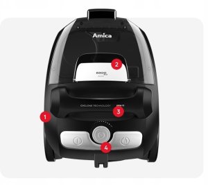 Odkurzacz Amica Odkurzacz bezworkowy Amica VM 3046 Bagio 900W 14