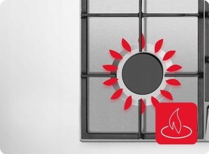 Płyta grzewcza Amica Płyta gazowa AMICA PGA6100BpR INOX 4palniki 2