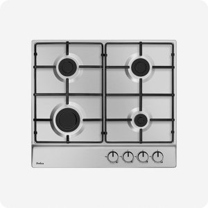 Płyta grzewcza Amica Płyta gazowa AMICA PGA6100BpR INOX 4palniki 8