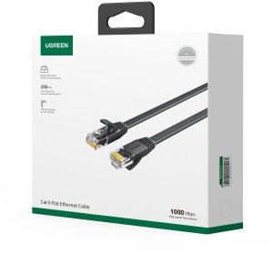 Ugreen Kabel RJ45 Ugreen NW102 Cat.6, 30m, płaski (czarny) 3