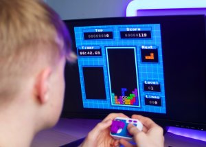 naszswiat Konsola Gra Tv Retro Arcade Tetris Plug & Play Bezprzewodowa Pad Kontroler / 320117 7