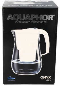 Dzbanek filtrujący Aquaphor Dzbanek Aquaphor Onyx black+3szt B100-25Maxfor MG+ 12