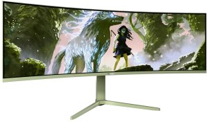 Monitor Arozzi Arozzi Nova 49 Curved monitor komputerowy 124,5 cm (49") 5120 x 1440 px Dual QHD LED Zielony 2