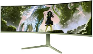 Monitor Arozzi Arozzi Nova 49 Curved monitor komputerowy 124,5 cm (49") 5120 x 1440 px Dual QHD LED Zielony 7