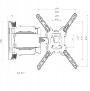 Art Uchwyt Art AR-78 LCD/LED 23-52 32KG 8