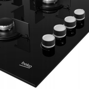 Płyta grzewcza Beko Płyta gazowa Beko HILG64120S Szkło 4 palniki 60cm 4