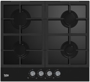 Płyta grzewcza Beko Płyta gazowa BEKO HILG64225S Czarne szkło 60 cm 3