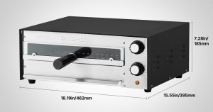 Kuchenka Piec do pizzy elektryczny 30cm 1450W regulacja temp. do domu lokalu 2