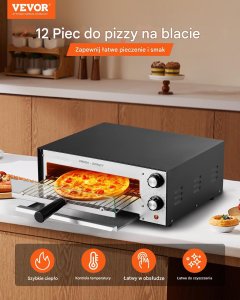 Kuchenka Piec do pizzy elektryczny 30cm 1450W regulacja temp. do domu lokalu 3