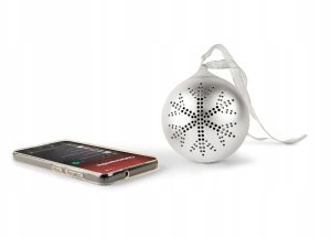Głośnik BigBen Głośnik Bluetooth BigBen XMASBALLSILV Świecąca bombka świąteczna Srebrna 3