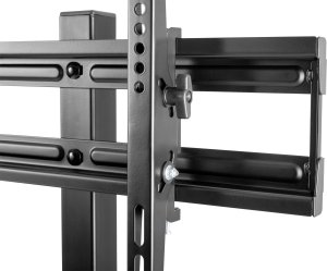 SpeaKa SpeaKa Professional SP-TVS-500, 2.03 m (80"), 200 x 200 mm, 600 x 400 mm, -10 - 7°, Steel, Black 2