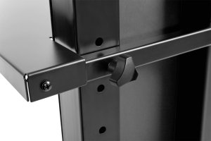 SpeaKa SpeaKa Professional SP-TVS-500, 2.03 m (80"), 200 x 200 mm, 600 x 400 mm, -10 - 7°, Steel, Black 5