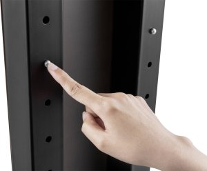 SpeaKa SpeaKa Professional SP-TVS-500, 2.03 m (80"), 200 x 200 mm, 600 x 400 mm, -10 - 7°, Steel, Black 7