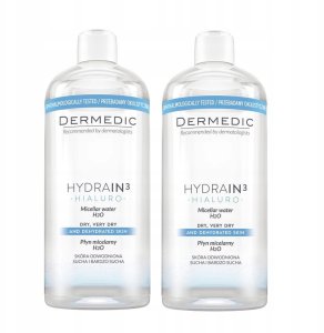 Dermedic DERMEDIC_SET Hydrain3 Hialuro płyn micelarny 2x500ml 3
