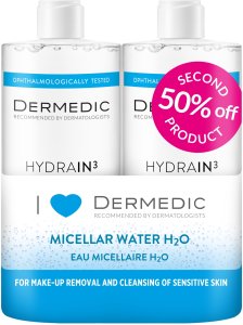Dermedic DERMEDIC_SET Hydrain3 Hialuro płyn micelarny 2x500ml 4