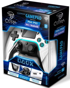 Pad Cobra Pad bezprzewodowy do PS4 Cobra QSP459 PS3 PC Android TV 6