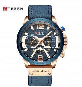 Zegarek Curren ZEGAREK MĘSKI CURREN stalowy chronograf 9