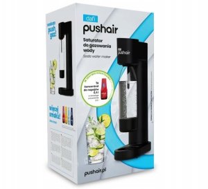 Saturator Dafi Saturator Dafi PushAir SATCZ1BS + Nabój z gazem CO2 + Butelka 0,7L + Syrop 12