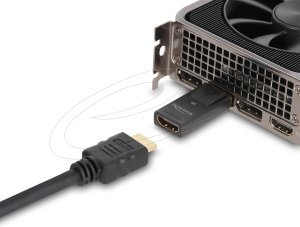 Adapter AV Delock Aktiver DisplayPort 1.4 do HDMI Adapter 8K z HDR funkcja 2