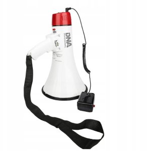 DNA Megafon szczekaczka wzmacniacz głosu syrena z akumulatorem bluetooth 30W 11