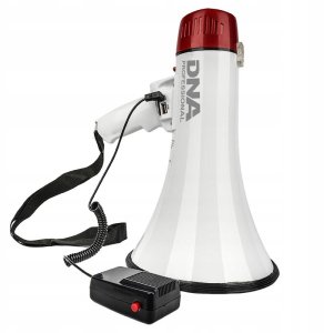 DNA Megafon szczekaczka wzmacniacz głosu syrena z akumulatorem bluetooth 30W 3