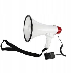 DNA Megafon szczekaczka wzmacniacz głosu syrena z akumulatorem bluetooth 30W 6
