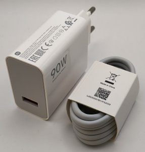 Ładowarka Ugreen Ładowarka 90W + kabel USB-A do USB-C (1m) kompatybilna z Xiaomi/POCO/Redmi 11