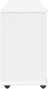 vidaXL vidaXL Rolkowa szafka Biały 100 x 39 x 65,5 cm Lite drewno sosnowe 6