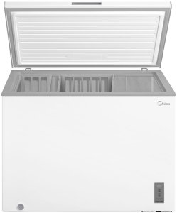 Zamrażarka Midea Midea MDRC411FZE01 Freezer, E, Free standing, Height 85 cm, Freezer net 293L, White 2