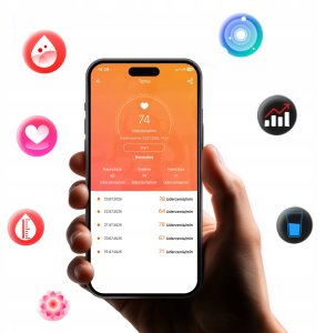 Smartwatch Forever Smartwatch Forever JW-600 Bluetooth 5.3 1,28" SpO2 280mAh Biały 4