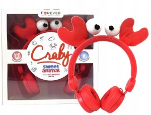 Słuchawki Forever Słuchawki nauszne Forever Craby AMH-100 przewodowe 12