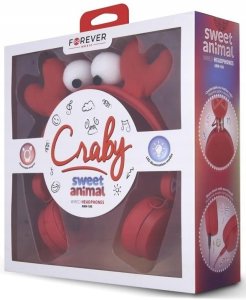 Słuchawki Forever Słuchawki nauszne Forever Craby AMH-100 przewodowe 4