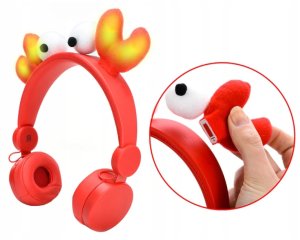 Słuchawki Forever Słuchawki nauszne Forever Craby AMH-100 przewodowe 6