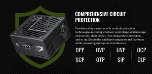 Zasilacz GameMax Gamemax PSU | GZ 850G | 850 W | Gold | Full Modular 5