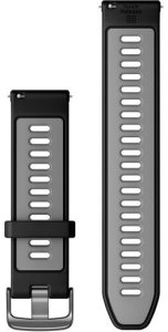 Garmin Szybkozłączny pasek silikonowy 22 mm Czarny/Jasnoszary 2
