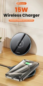 Ładowarka CSL-Computer Ładowarka bezprzewodowa szybka TOOCKI 15W 4