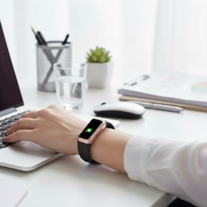 Smartband Gravity Zestaw damski SMARTBAND - GT40-5 BLACK + bransoletka 5