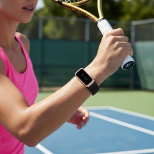 Smartband Gravity Zestaw damski SMARTBAND - GT40-5 BLACK + bransoletka 6