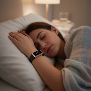 Smartband Gravity Zestaw damski SMARTBAND - GT40-5 BLACK + bransoletka 7