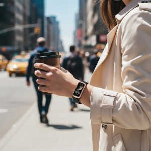 Smartband Gravity Zestaw damski SMARTBAND - GT40-5 BLACK + bransoletka 9