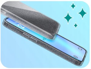 Hello Case Etui do Samsung Galaxy S25 Ultra (brokatowe, Clear, brokat, silikon, Case) 3