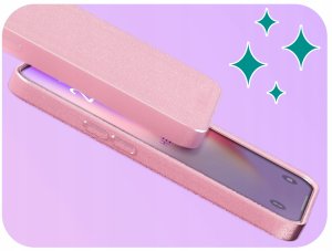 Hello Case Etui do Samsung Galaxy A36 5G Różowe Silikon Szkło 3
