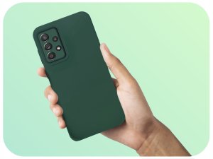 Hello Case Etui do Samsung Galaxy A52 4G / 5G / A52s 4G (Zielone, Osłona Kamery, Case) 4