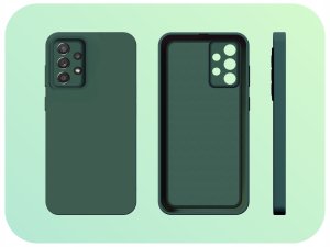 Hello Case Etui do Samsung Galaxy A52 4G / 5G / A52s 4G (Zielone, Osłona Kamery, Case) 5