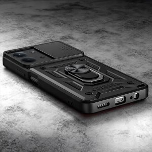 Hello Case Etui Pancerne Do Xiaomi Redmi 15C (Czarne, Armor, Ochronne, Case, Plecki) 3