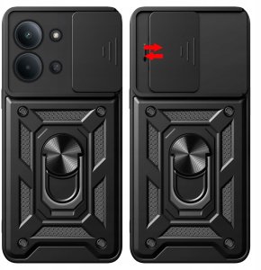 Hello Case Etui Pancerne Do Xiaomi Redmi 15C (Czarne, Armor, Ochronne, Case, Plecki) 5