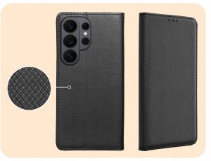 Hello Case Etui z Klapką Do Samsung Galaxy S26 Ultra (Czarne, Zamykane, Magnetyczne) 4