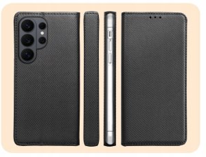 Hello Case Etui z Klapką Do Samsung Galaxy S26 Ultra (Czarne, Zamykane, Magnetyczne) 6