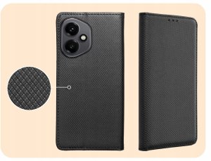 Hello Case Etui z Klapką Do Honor 400 (Czarne, Zamykane, Magnetyczne, Kabura, Case) 4