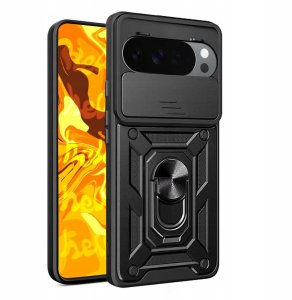 Hello Case Etui Pancerne Do Google Pixel 10 Pro XL (Czarne, Armor, Ochronne) Szkło 6